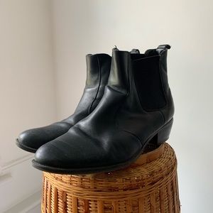 Volkswalker Leather Chelsea Boots Black Size 10